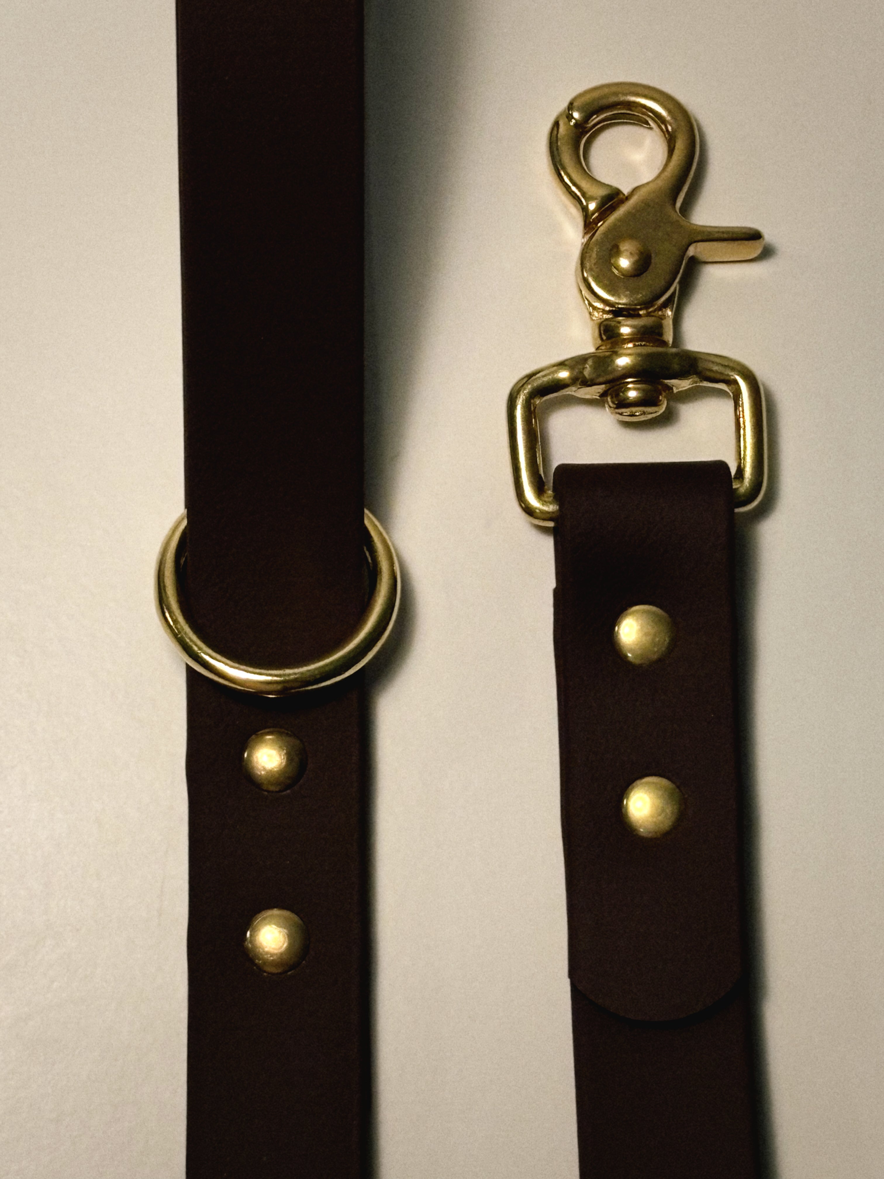 the brown luxe leash